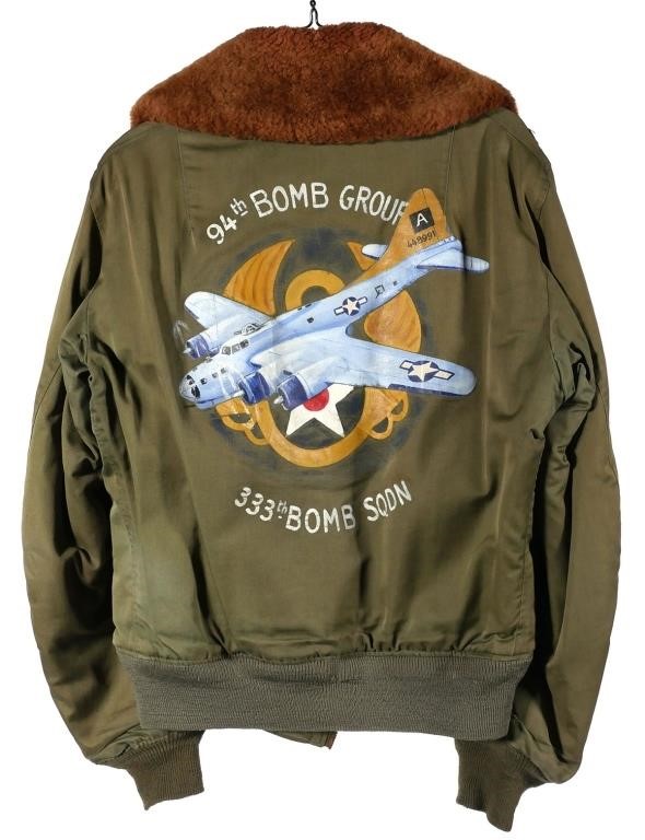 WWII BOMBER JACKET 333RD BOMB SQUADRONBeautifully 2a13f9