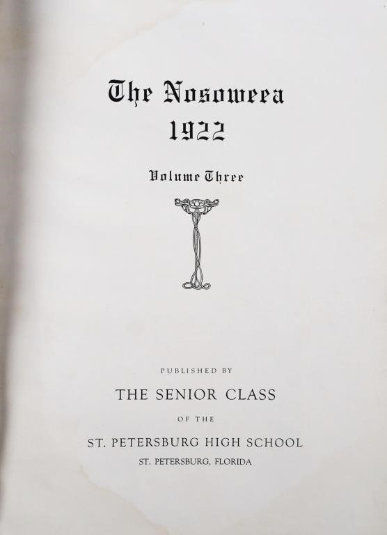 1922 ST PETERSBURG HIGH SCHOOL 2a1716