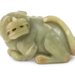 A Chinese Green Jade Figure of 2a17f3