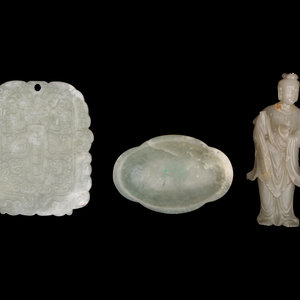 Three Chinese Jade Articles the 2a1800