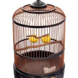 A Japanese Bamboo Bird Cage Late 2a1865