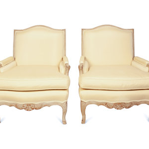 A Pair of Louis XV Style Gray Painted 2a1984