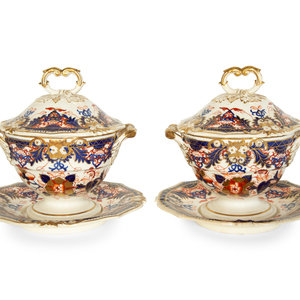 A Pair of Bloor Derby Porcelain 2a1a20