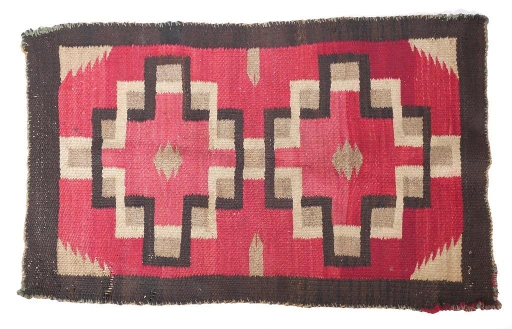 OLD NATIVE AMERICAN NAVAJO RUGSmall 2a1c67