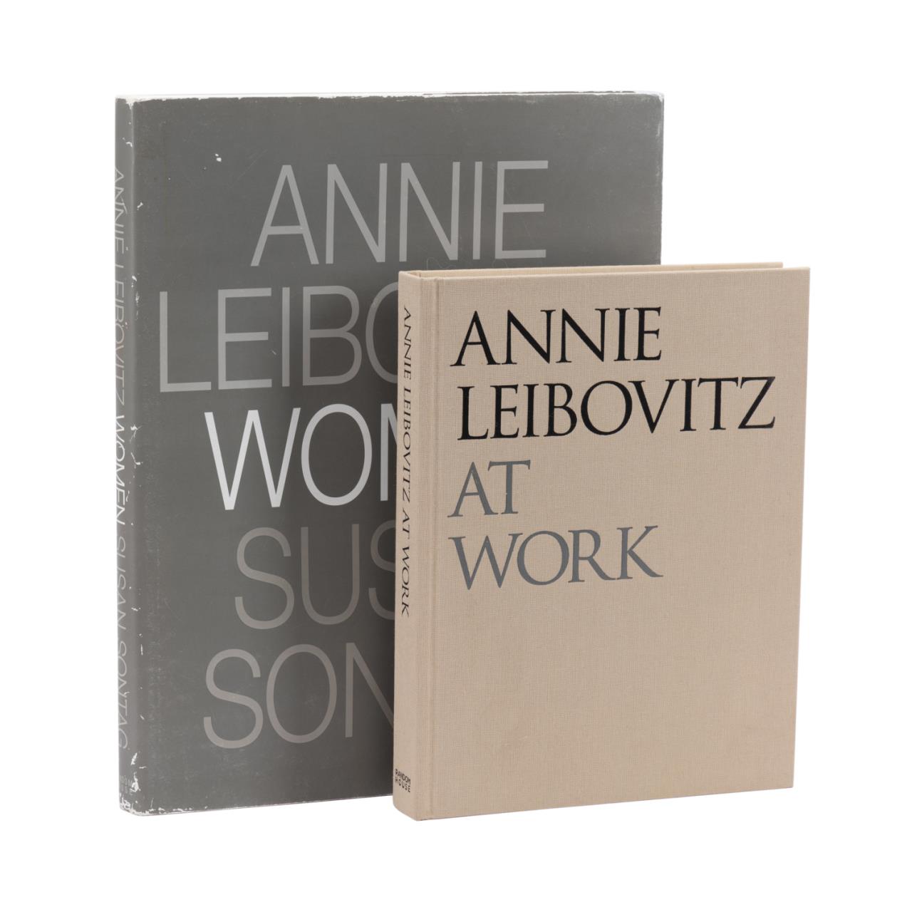 TWO ANNIE LEIBOVITZ HARDCOVER BOOKS,