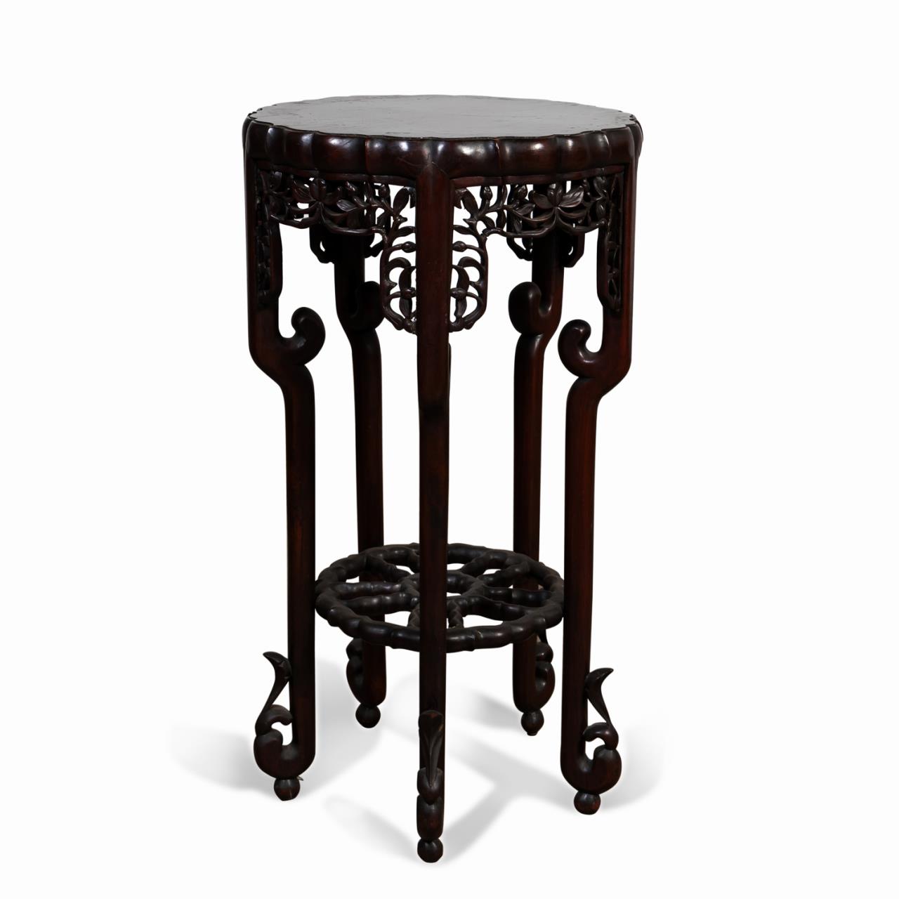 CHINESE ROSEWOOD PLANT STAND Chinese