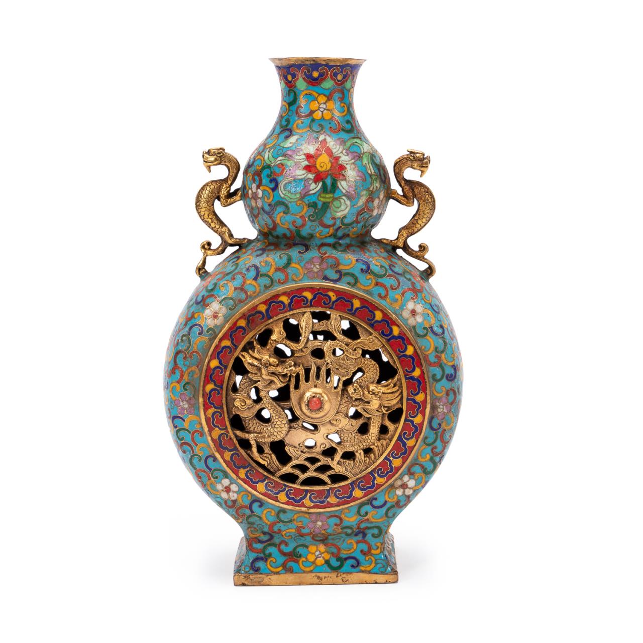 CHINESE CLOISONNE DOUBLE GOURD