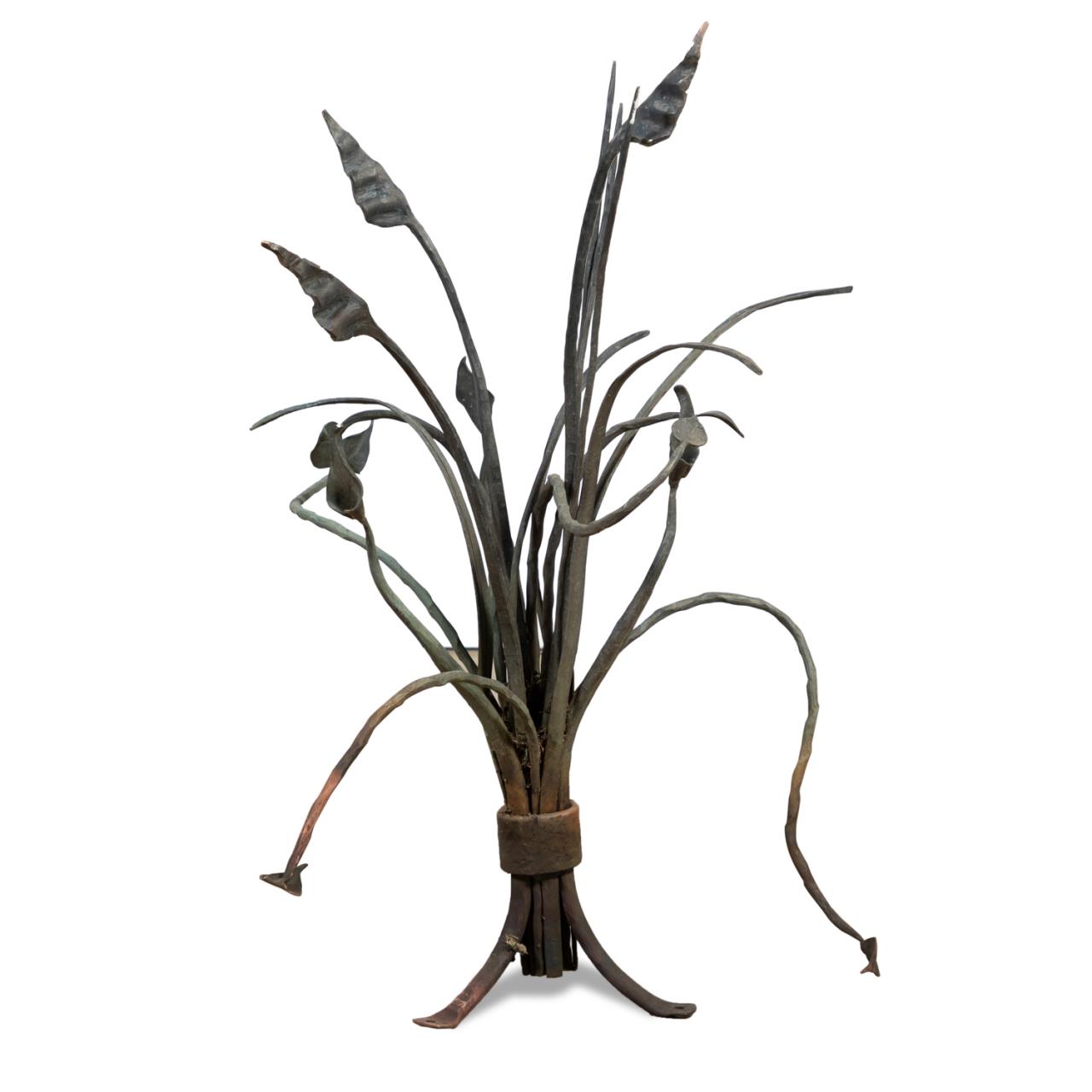 IVAN BAILEY CALLA LILIES WROUGHT IRON