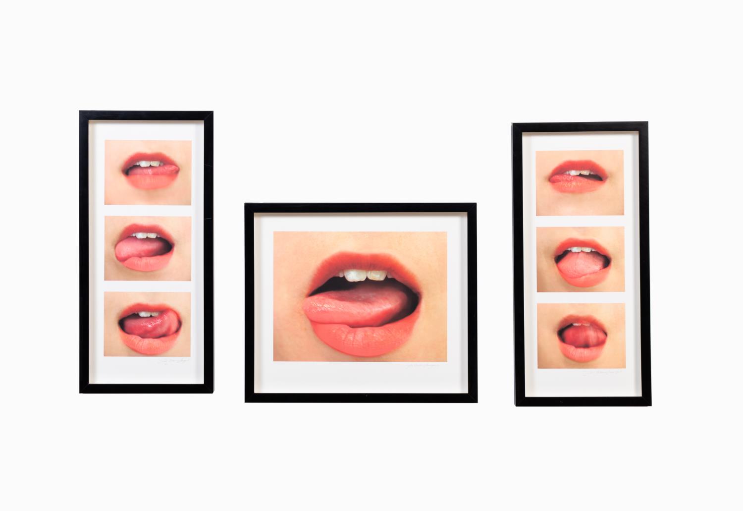 JUDY MORRIS LAMPERT MOUTH TRIPTYCH  29f97b