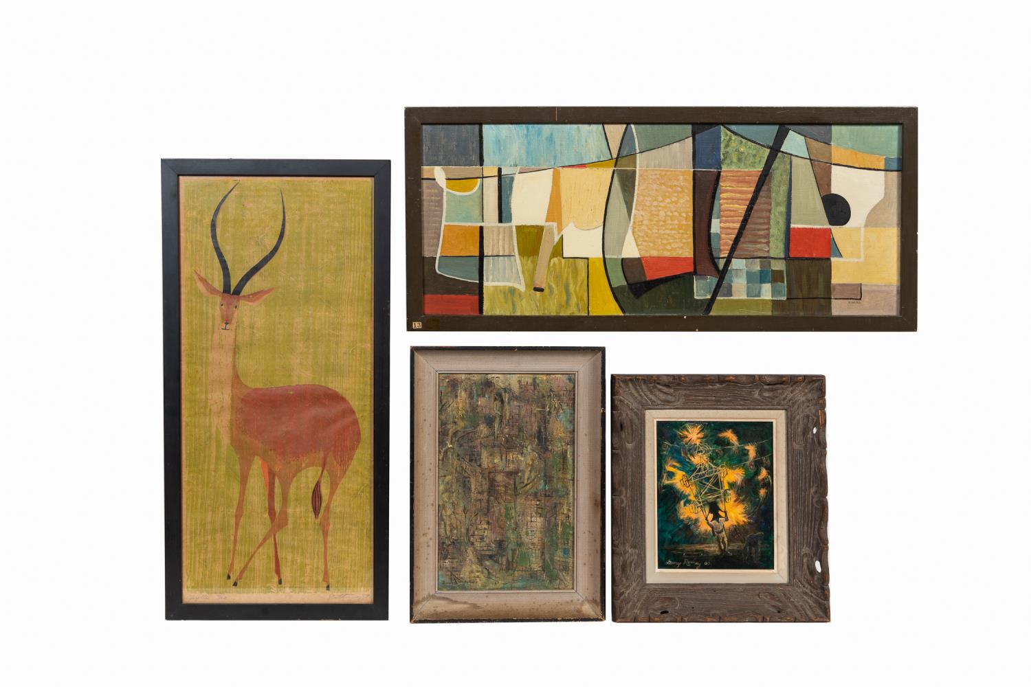 FOUR GEORGIA ARTISTS MODERNIST 29f9ed