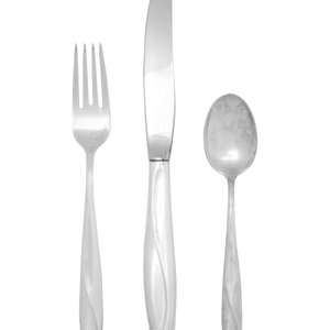 An American Silver Flatware Service Reed 2a2d09