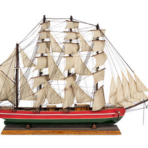 A Wooden Model of the Clipper Ship  2a2d8b