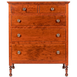 A Federal Style Walnut Chest of 2a2dae