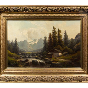 Julius Zopf Austrian 1838 1897 Mountain 2a2dde