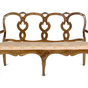 An Italian Settee 19th Century carved 2a2e09