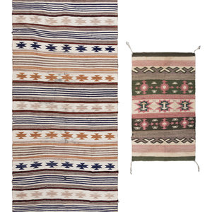 Two Navajo Weavings 20th Century includes 2a2e40