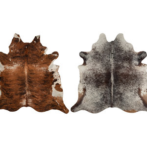 A Pair of Faux Cowhide Rugs
20th