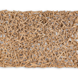 A Decorative Driftwood Wall Installation
American,