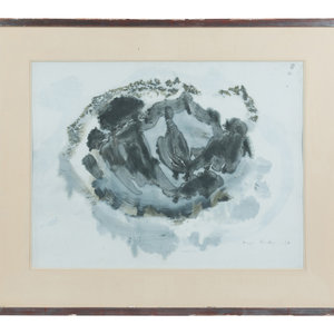 Hugo Weber
(American, 1918-1971)
Clouds
Watercolor
signed