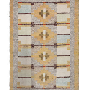 A Scandinavian Flat Weave Rug 20th 2a2f0c