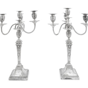 A Pair of English Silver Plate 2a2f1c