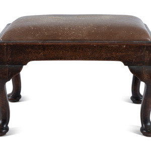 A Queen Anne Style Walnut Footstool Irvin 2a301d