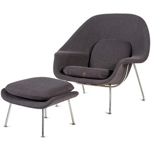 A Mid-Century Modern Womb Chair and