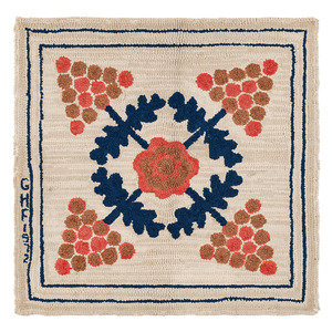 Five Contemporary Hooked Rugs 20th 2a3037