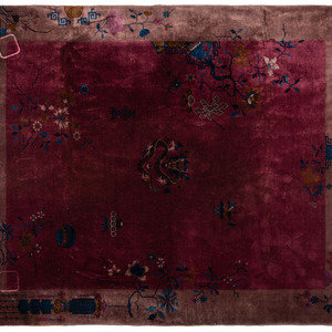 A Chinese Wool Rug
20th Century
9