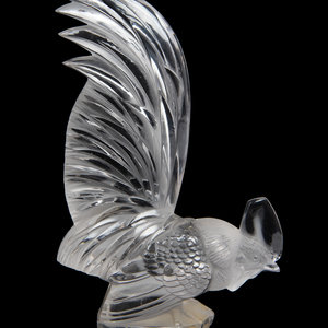 An R Lalique Coq Nain Mascot Pre 1945 with 2a308b