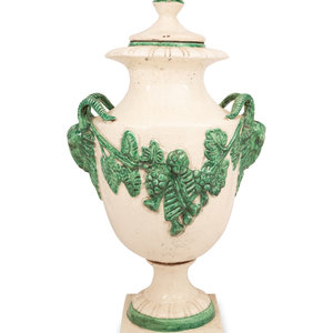 A Continental Ceramic Urn
20th