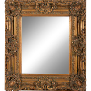 A Baroque Style Giltwood Mirror
20th