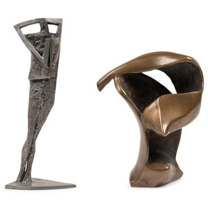 Two Modernist Metal Sculptures 20th 2a3108