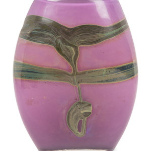 A Studio Glass Vase Attributed 2a310b
