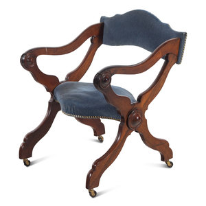 A Mahogany Metamorphic Chair and