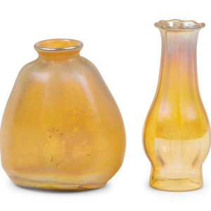 Two Small Favrile Glass Shades
20th