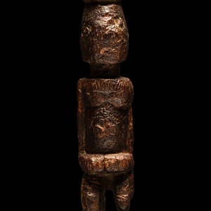 A Dogon Wood Standing Figure West 2a318a