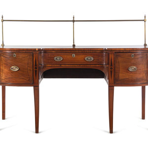 An Irish Regency Inlaid Mahogany 2a31e7