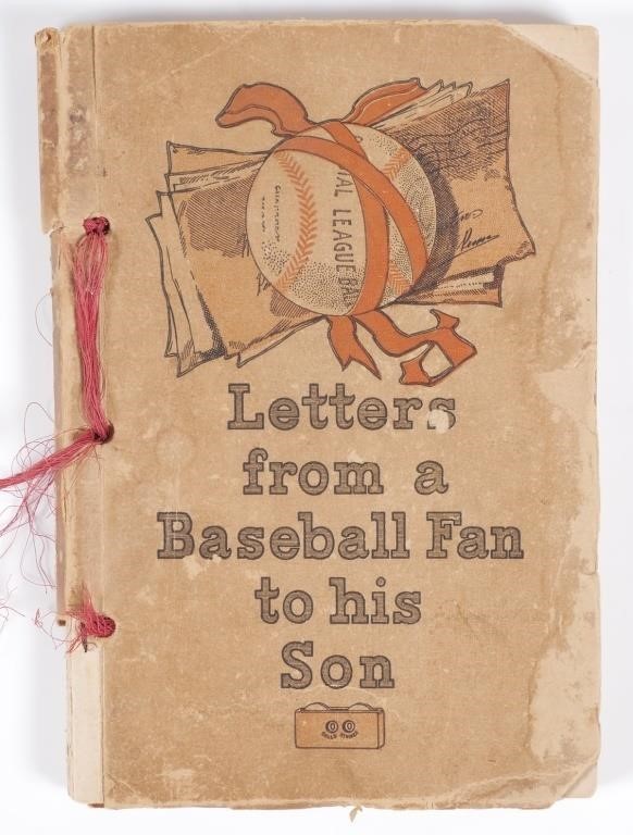 BOOK LETTERS FROM A BASEBALL FAN 2a32ae