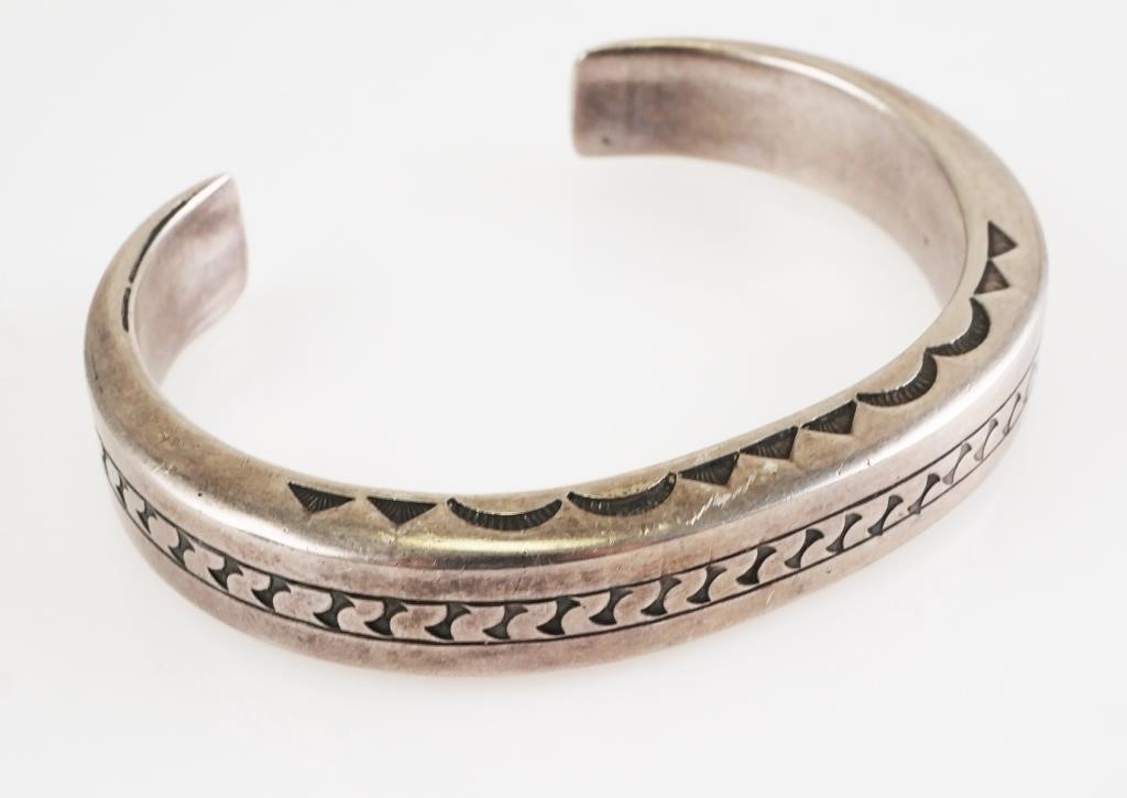 VINTAGE STERLING CUFF BRACELET