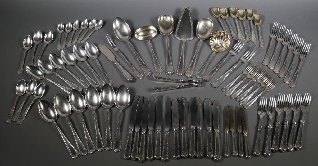 VIENNA AUSTRIA 800 SILVER FLATWARE 2a34f3