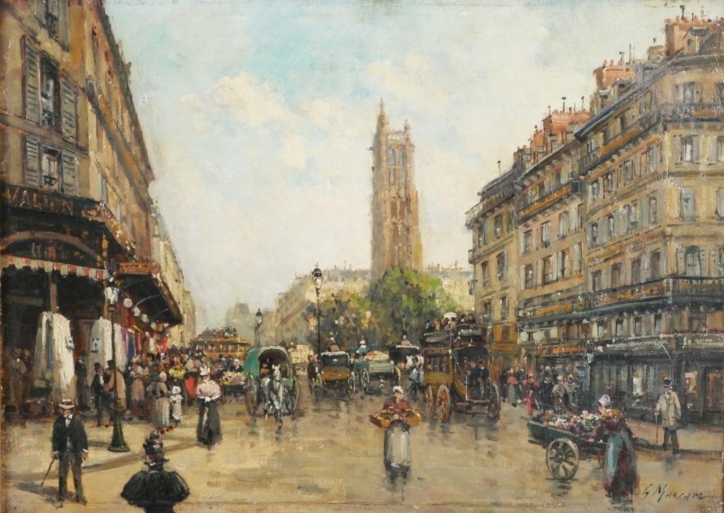 GUSTAVE MASCART, OIL ON CANVAS,