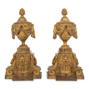 A Pair of Louis XVI Style Gilt 2a37ff