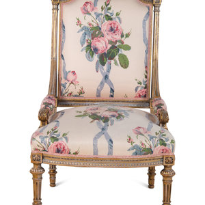 A Louis XVI Style Painted and Parcel 2a3801