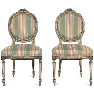 A Pair of Louis XVI Style Painted