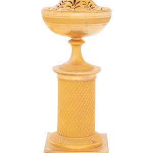 An Empire Style Gilt Bronze Potpourri
Late