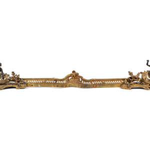 A French Gilt Bronze Fire Fender
Early