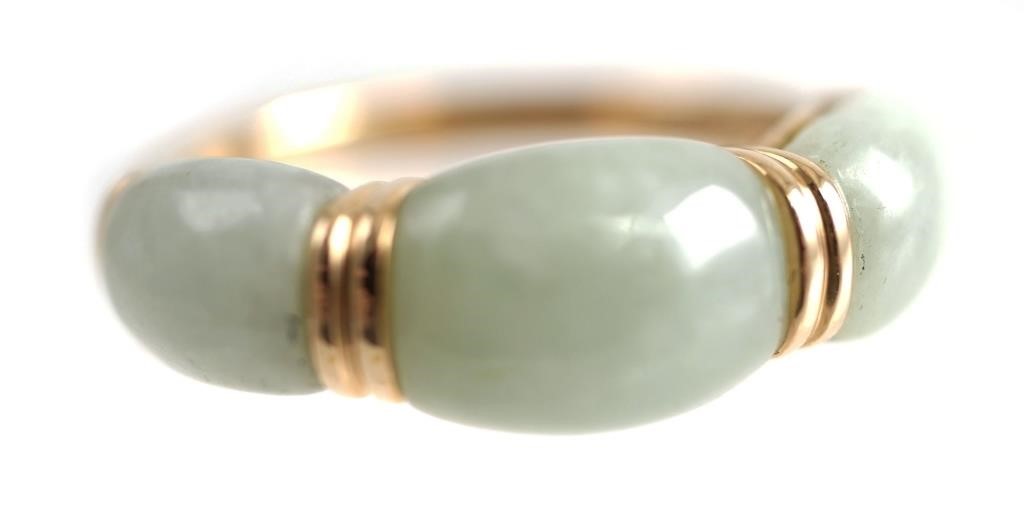 14K YELLOW GOLD JADE RING14K yellow 2a384d