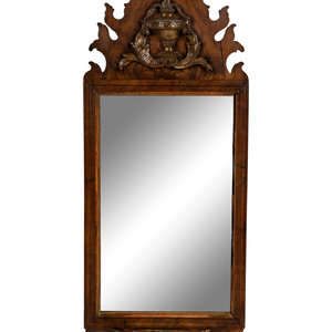 A Dutch Parcel Gilt Walnut Mirror
19th
