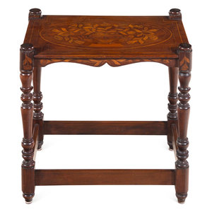 A Dutch Marquetry Side Table
Early